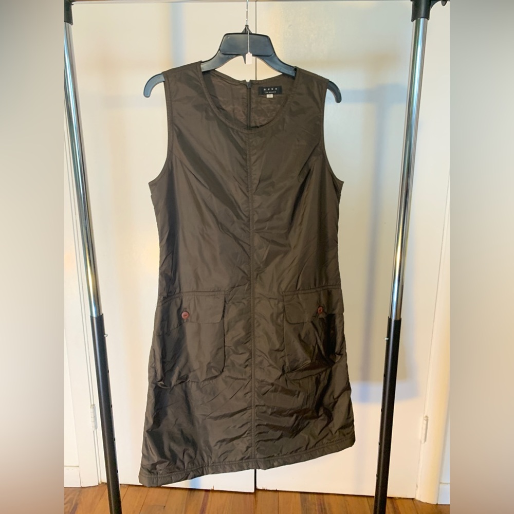ODBO Germany down dress with front pockets, Size 40, Nylon Blend